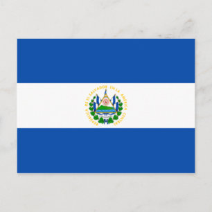 Postal Bandera de El Salvador