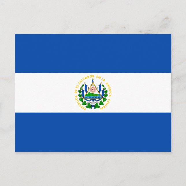 Postal Bandera de El Salvador (Anverso)