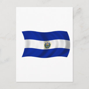 Postal Bandera de El Salvador