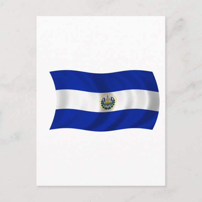 Postal Bandera de El Salvador (Anverso)