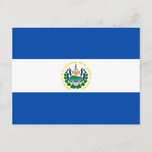 Postal Bandera de El Salvador