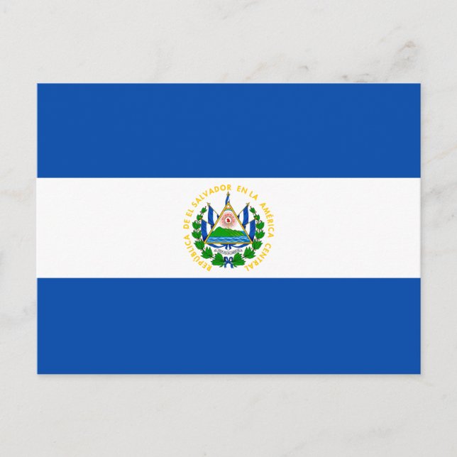 Postal Bandera de El Salvador (Anverso)