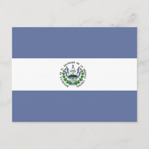 Postal Bandera de El Salvador