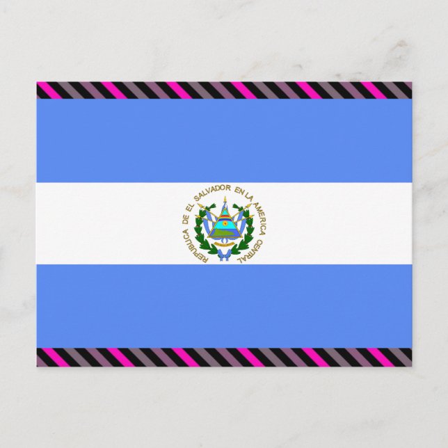 Postal Bandera de El Salvador (Anverso)