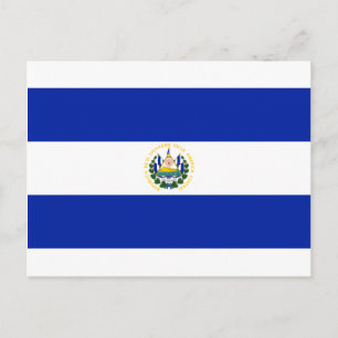 Postal Bandera de El Salvador