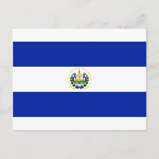 Postal Bandera de El Salvador (Anverso)