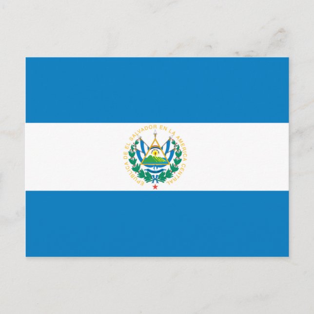 Postal Bandera de El Salvador (Anverso)