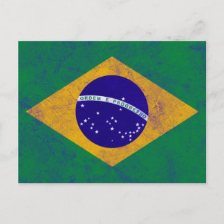 Postal Bandera de época de Brasil