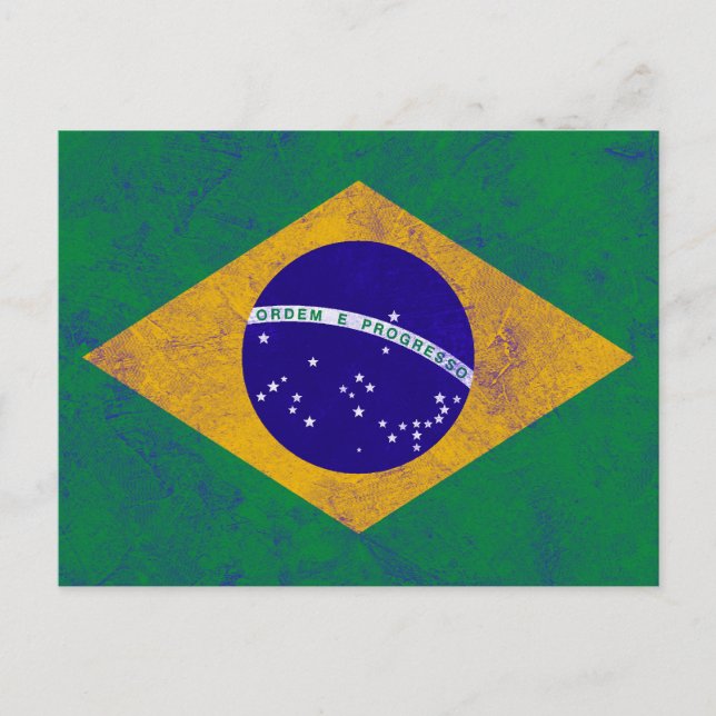 Postal Bandera de época de Brasil (Anverso)