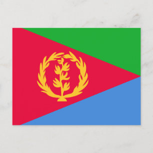 Postal Bandera de Eritrea