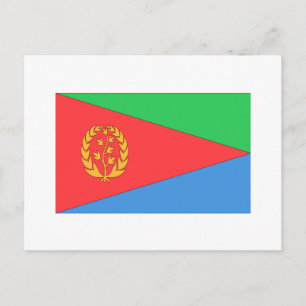 Postal Bandera de Eritrea