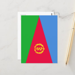 Postal Bandera de Eritrea