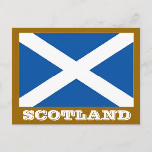 Postal Bandera de Escocia