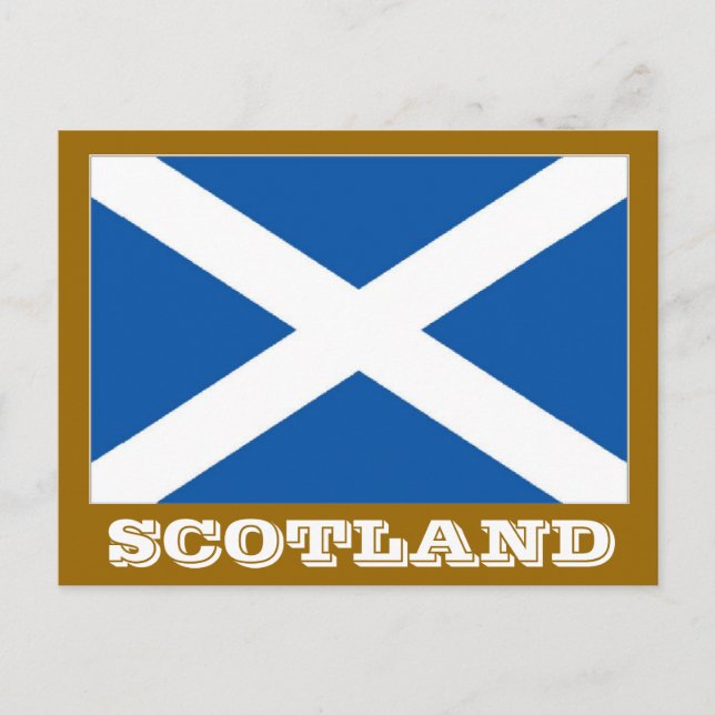Postal Bandera de Escocia (Anverso)