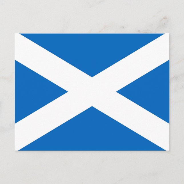Postal Bandera de Escocia (Anverso)