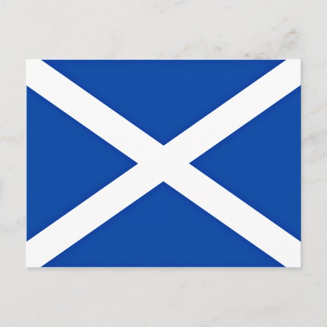 Postal Bandera de Escocia (Anverso)