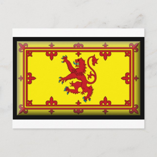 Postal Bandera de Escocia (Anverso)
