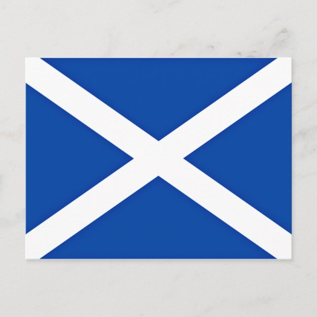 Postal Bandera de Escocia (Anverso)