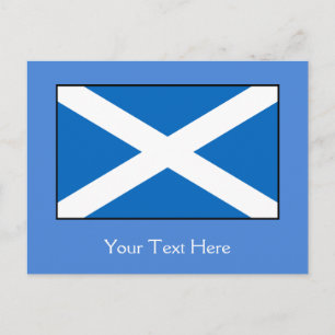 Postal Bandera de Escocia