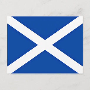 Postal Bandera de Escocia
