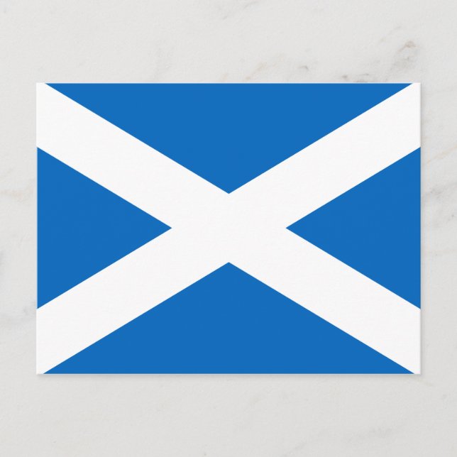 Postal Bandera de Escocia (Anverso)