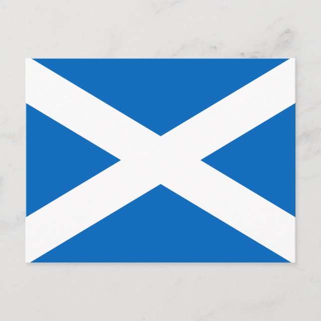 Postal Bandera de Escocia (Anverso)