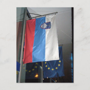 Postal bandera de eslovenia eu