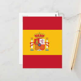 Postal Bandera de España