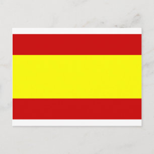 Postal Bandera de España