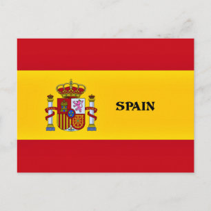 Postal Bandera de España