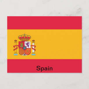 Postal Bandera de España