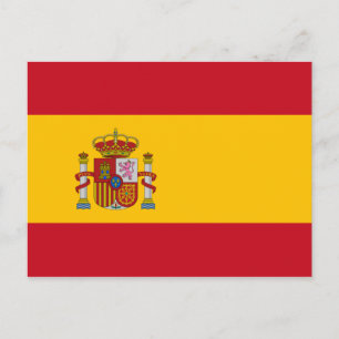Postal Bandera de España