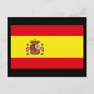 Postal Bandera de España