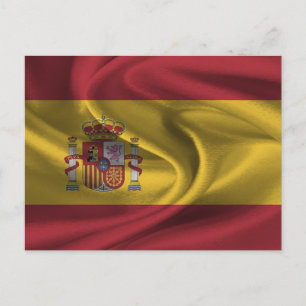 Postal Bandera de España