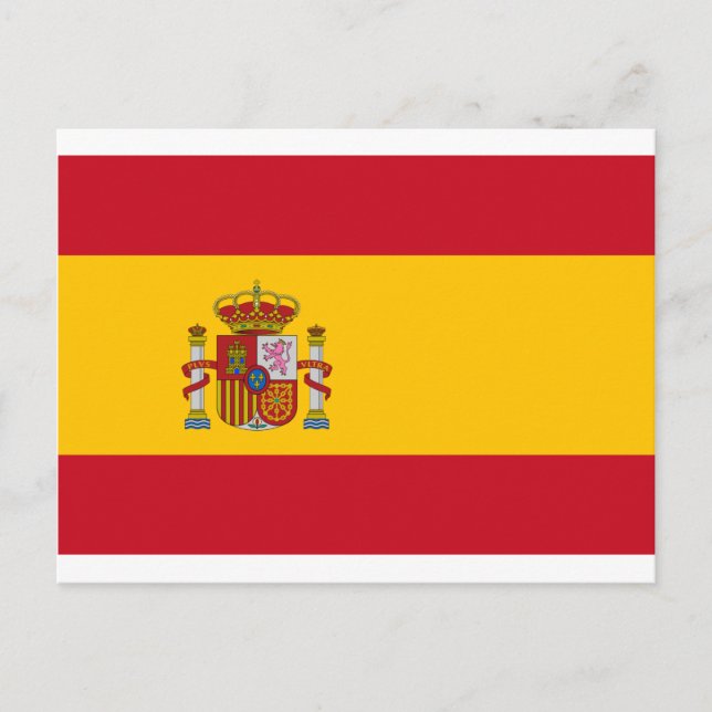Postal Bandera de España - Bandera de España - Bandera es (Anverso)