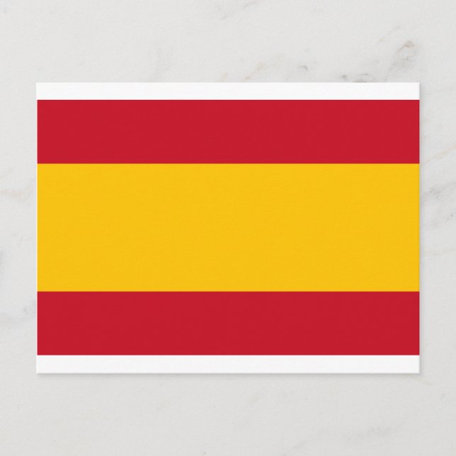 Postal Bandera de España, Bandera de España, Bandera Espa (Anverso)