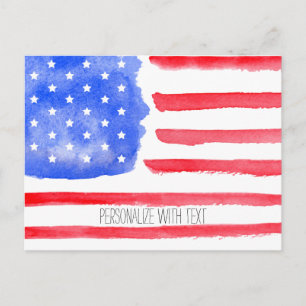 Postal Bandera de Estados Unidos