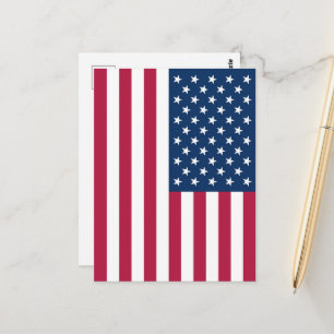 Postal Bandera de Estados Unidos