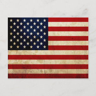 Postal Bandera de Estados Unidos