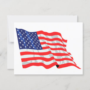 Postal Bandera de Estados Unidos