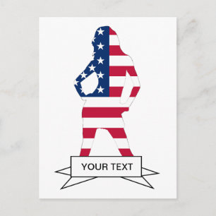 Postal Bandera de Estados Unidos