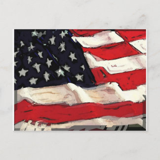 Postal Bandera de Estados Unidos