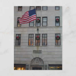 Postal Bandera de Estados Unidos flameando orgullosamente
