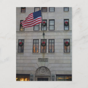 Postal Bandera de Estados Unidos flameando orgullosamente