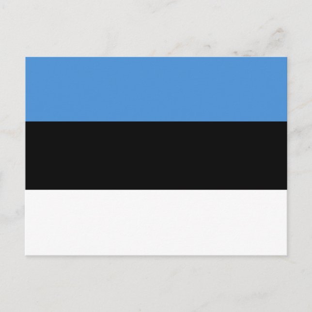 Postal Bandera de Estonia (Anverso)