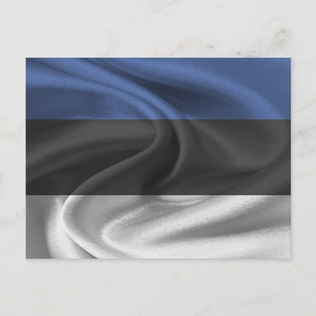 Postal Bandera de Estonia (Anverso)