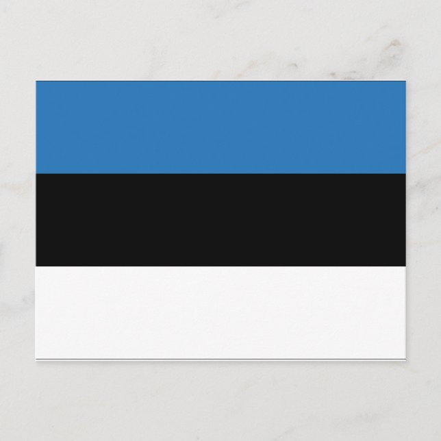Postal Bandera de Estonia (Anverso)