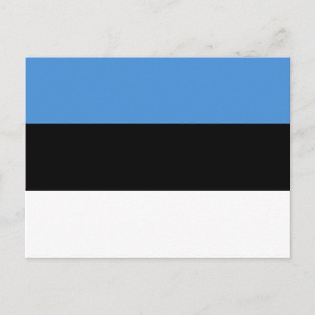Postal Bandera de Estonia EE (Anverso)