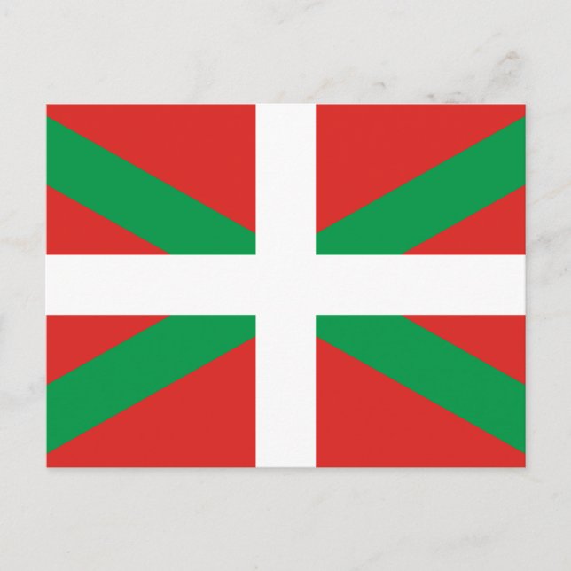 Postal Bandera de Euskadi (Anverso)