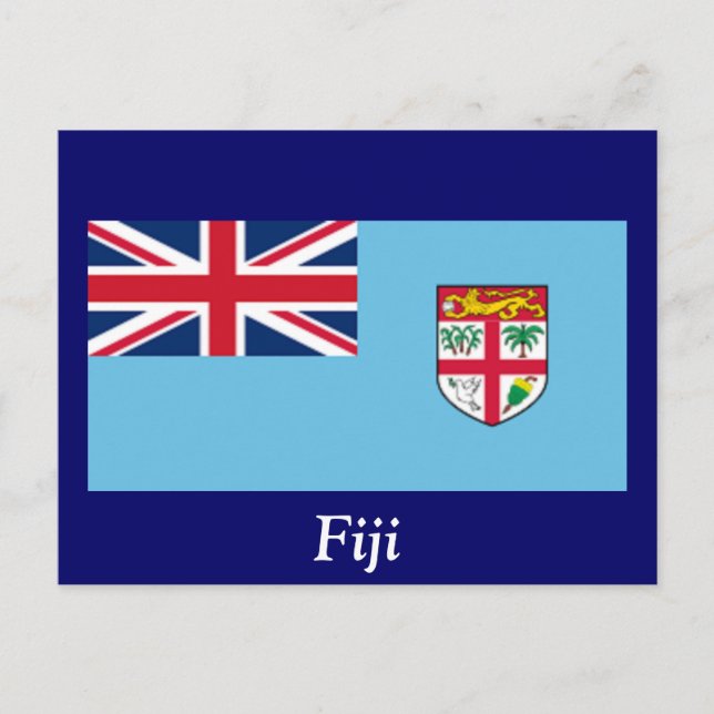 Postal Bandera de Fiji (Anverso)